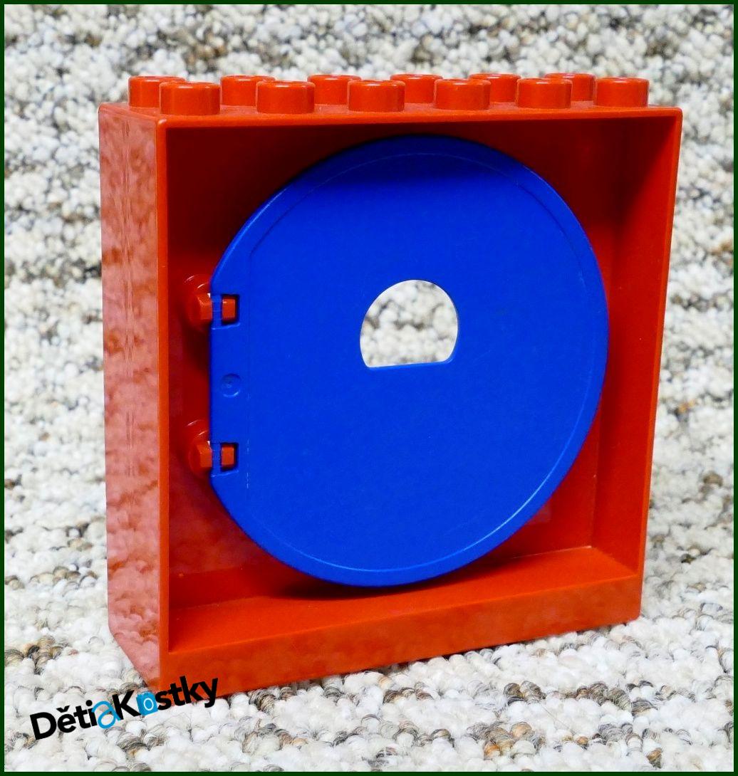 Lego® Duplo® Vstup / Výstup z Dráhy (Červená/Modrá)