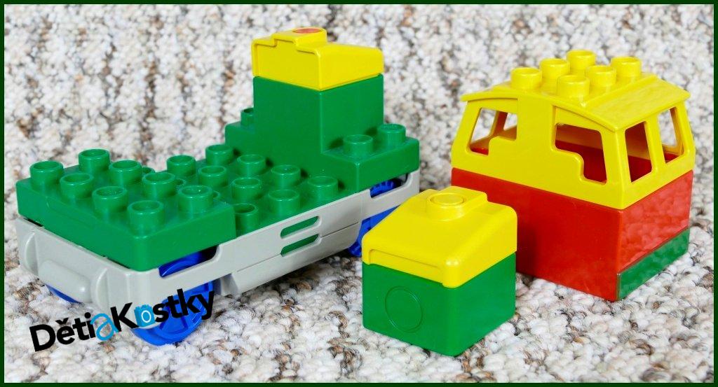 Lego® Duplo® Mašinka se Spodními Tlačítky - Zelená