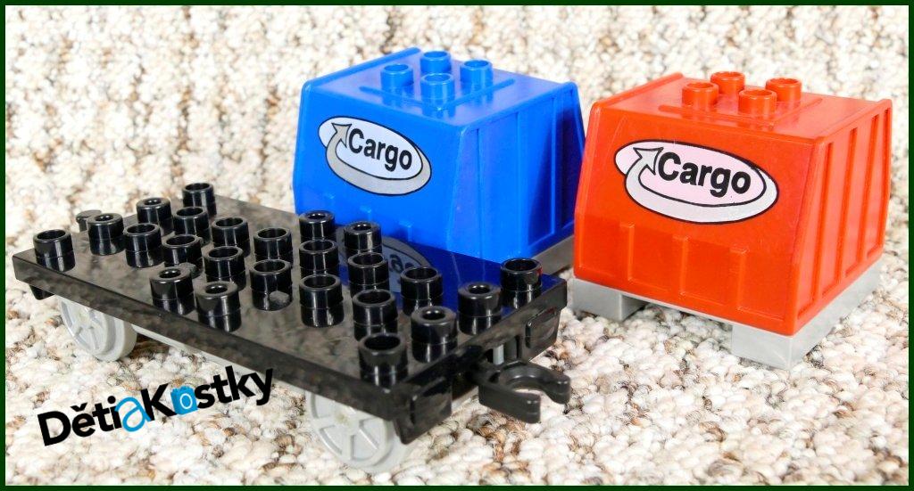 Lego® Duplo® Intelli Vagon Cargo - Červeno/Modrý