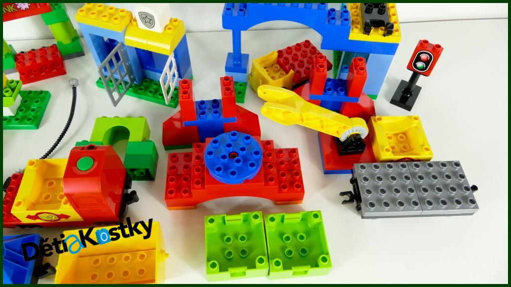 Lego® Duplo® Set Vlak (Slepený) - Viz Popis!