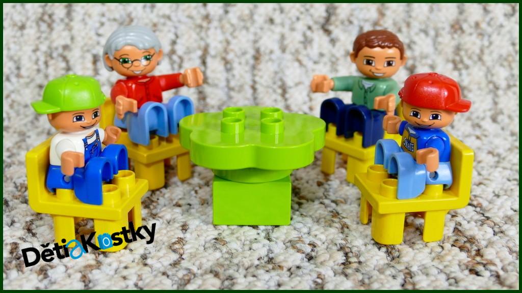 Lego® Duplo® Stůl Limetka se Žlutými Židlemi
