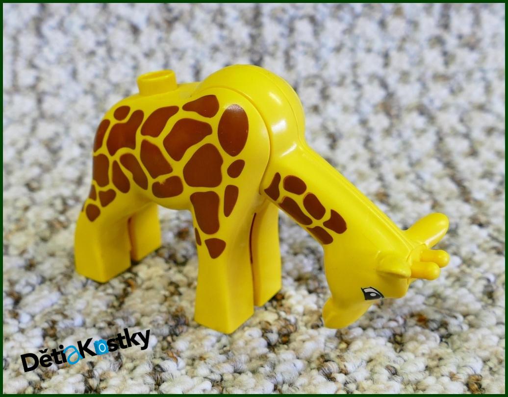 Lego® Duplo® Žirafa (Pohyblivá Hlava) - Starší Typ - Zakulacené Skvrny
