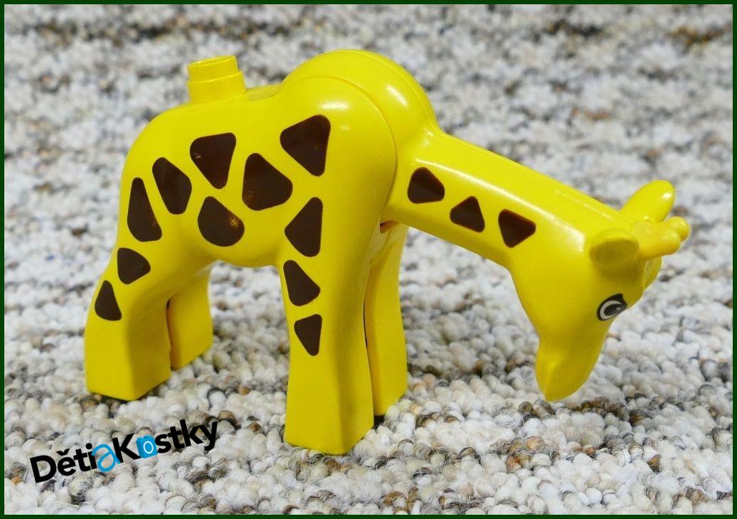 Lego® Duplo® Žirafa (Pohyblivá Hlava) - Starší Typ - Trojúhelníkové Skvrny