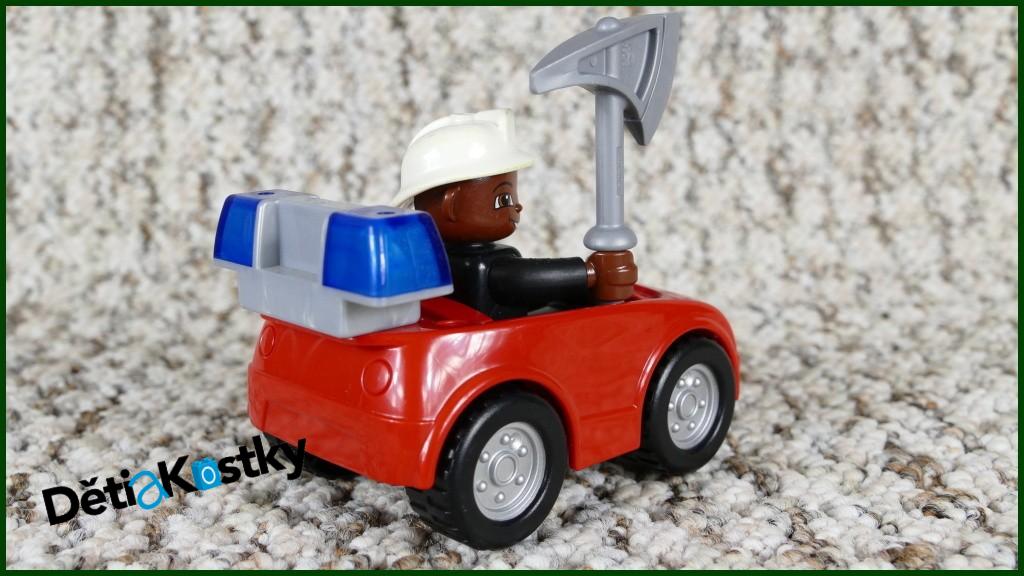 Lego® Duplo® Hasičské Malé Autíčko s Hasičem