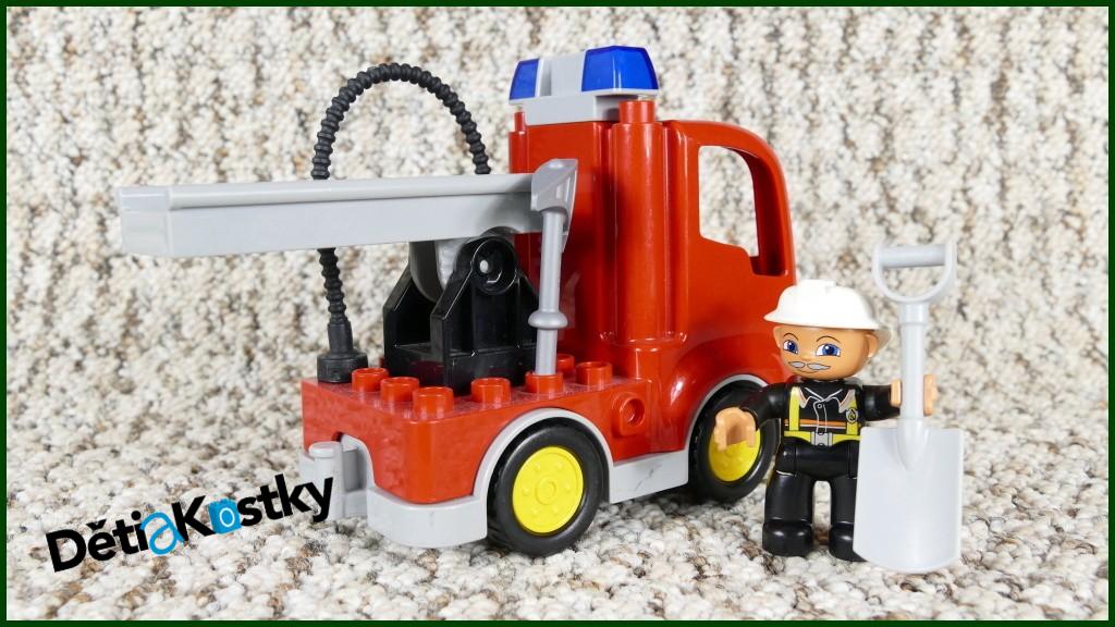 Lego® Duplo® Hasičské Auto se Žebříkem a Hasičem