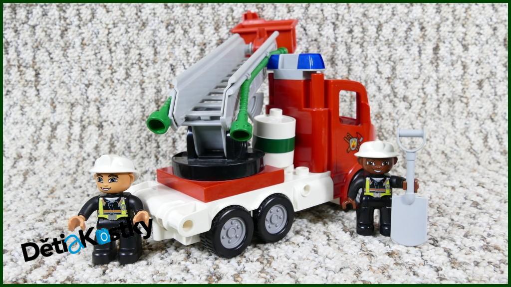 Lego® Duplo® Hasičské Auto s Vytahovacím Žebříkem
