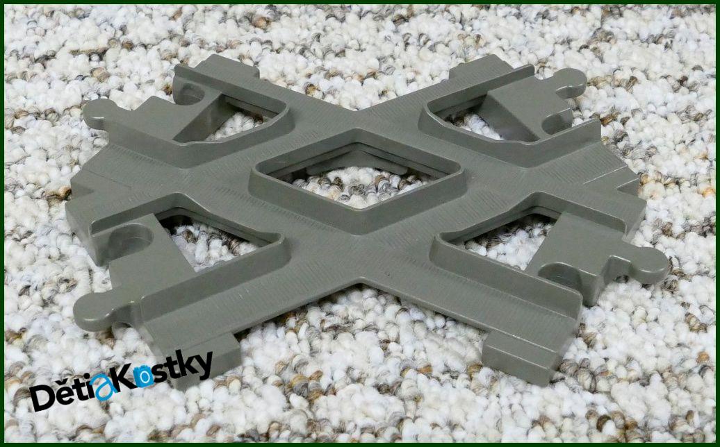 Lego® Duplo® Kolej / Koleje Křížení - Starší Šedá