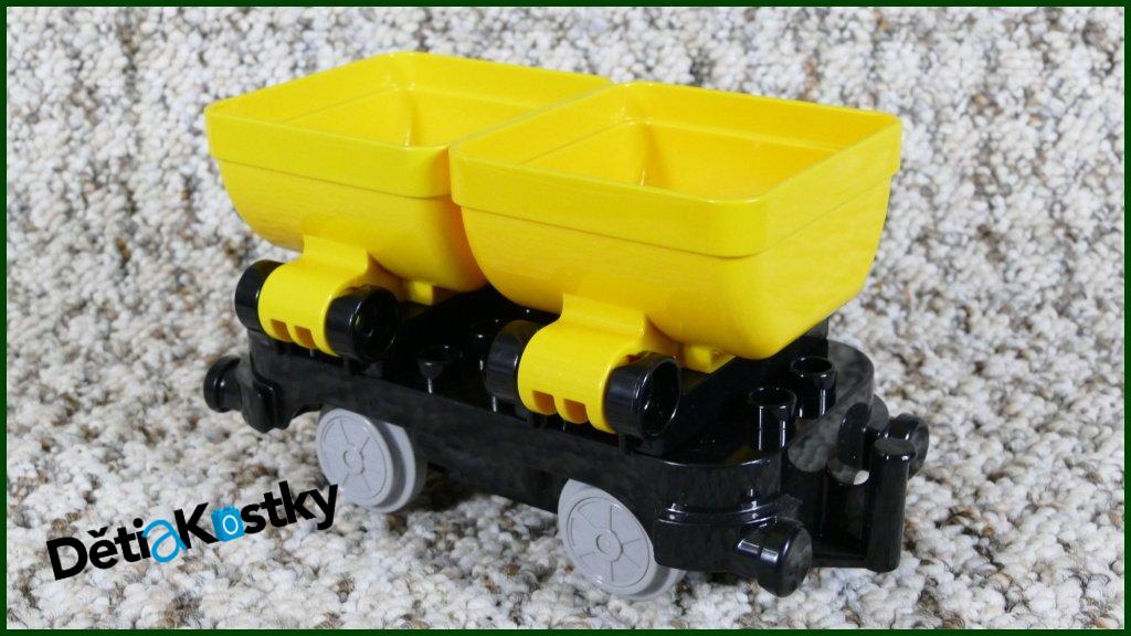 Lego® Duplo® Vagon s Vyklápěcími Žlutými Kontejnery