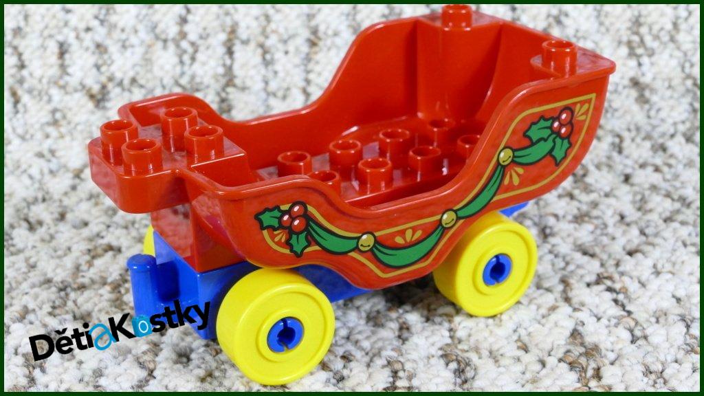 Lego® Duplo® Modrý Podvozek/Vůz Santa