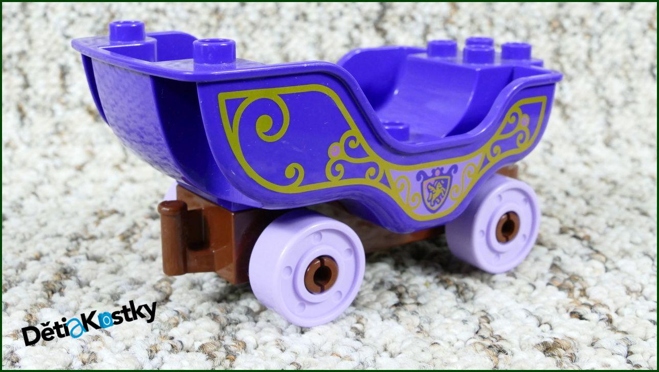 Lego® Duplo® Hnědý Podvozek/Vůz Santa Fialový
