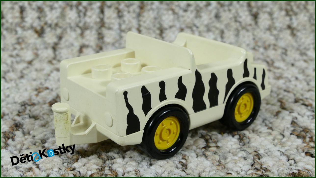Lego® Duplo® Safari Autíčko - Starší Typ - Žluté Disky