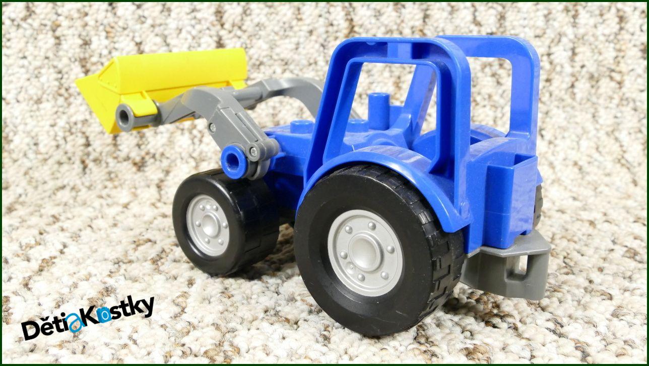 Lego® Duplo® Traktor se Žlutou Radlicí Modrý