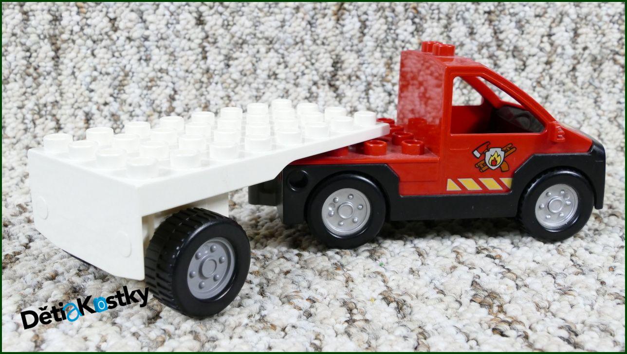 Lego® Duplo® Hasičské Auto s Bílým Návěsem