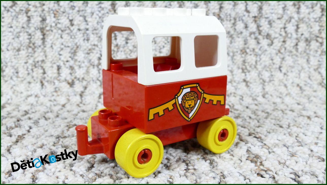 Lego® Duplo® Rytířský Vůz - Červený Podvozek