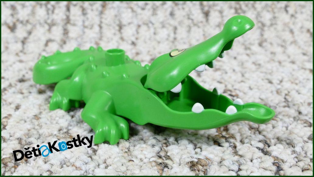 Lego® Duplo® Krokodýl - Otevírací Široká Tlama/Žluté Oči