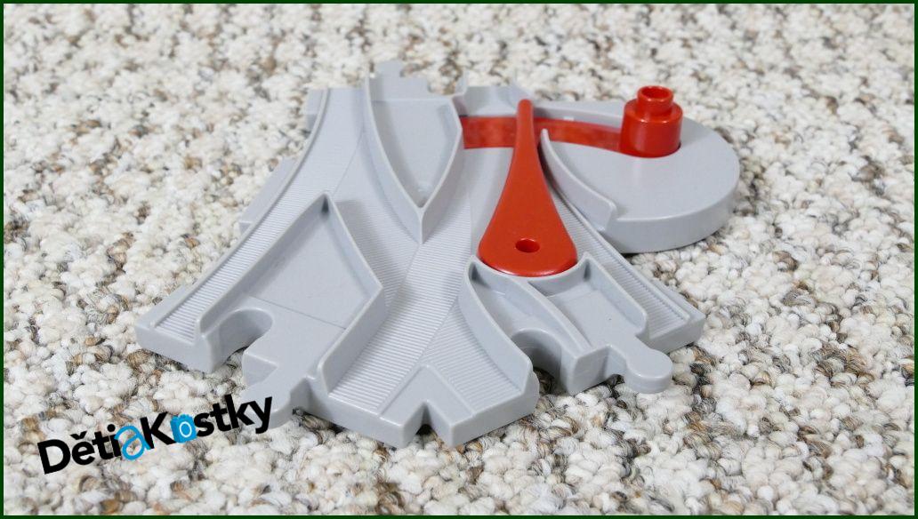 Lego® Duplo® Výhybka - Novější Typ (Světle Šedá)