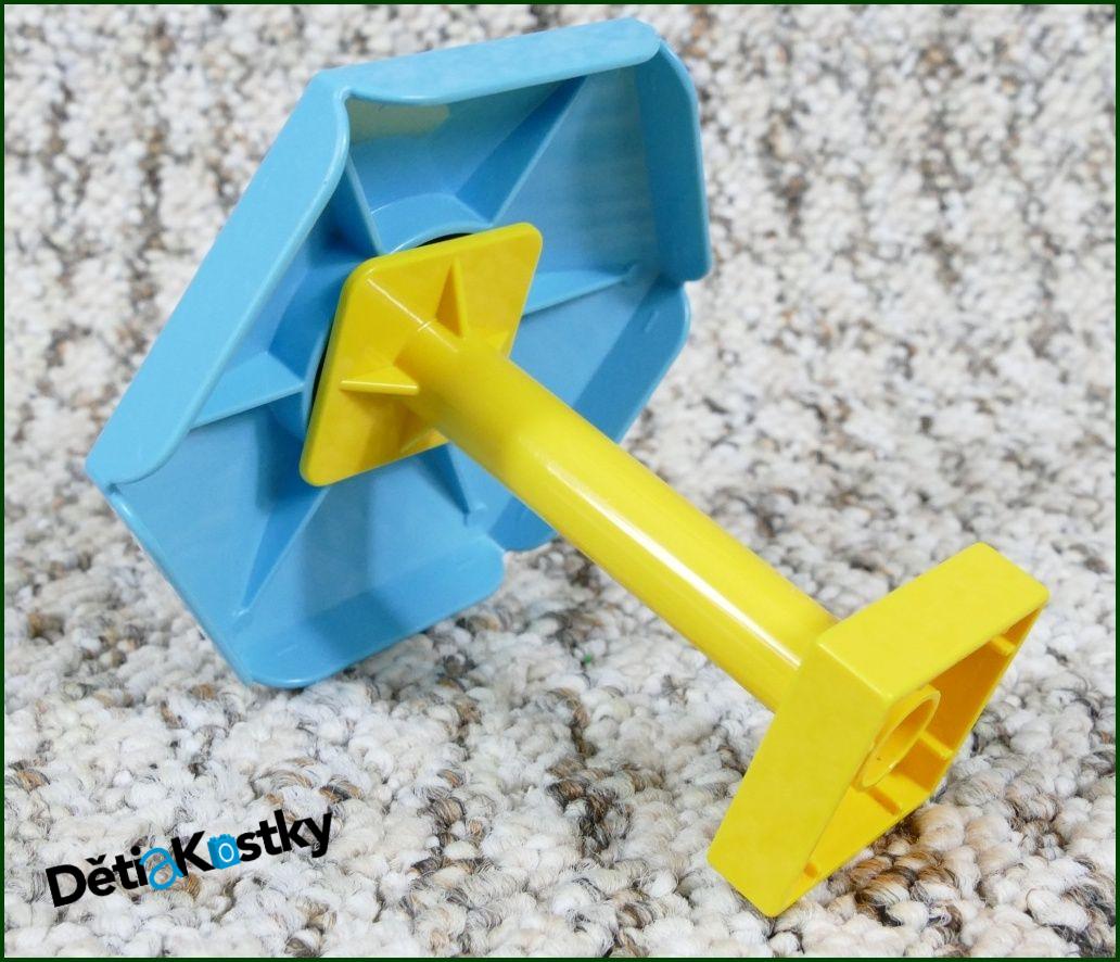 Lego® Duplo® Slunečník Velký Tyrkysový - Žlutý/Oranžový Podstavec