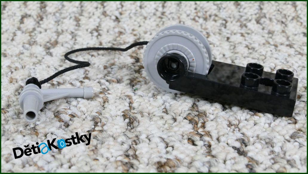 Lego® Duplo® Naviják Malý Černý s Tryskou - Novější Typ
