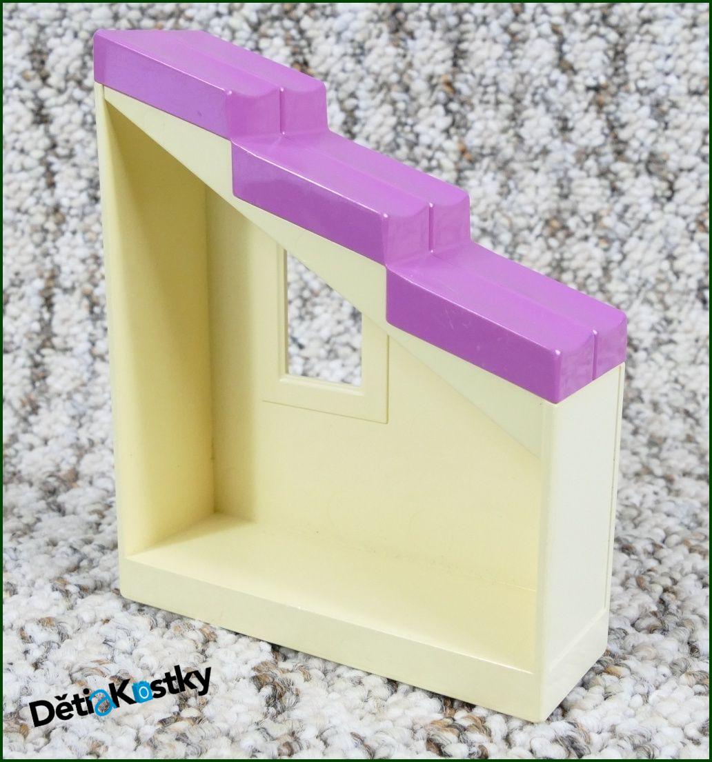 Lego® Duplo® Stěna Domu Růžová Levá (může být mírně zabarvená)