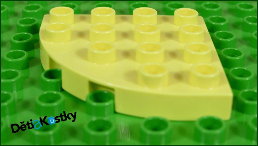 Lego® Duplo® Podložka/Destička 4x4 Kulatá Světle Žlutá