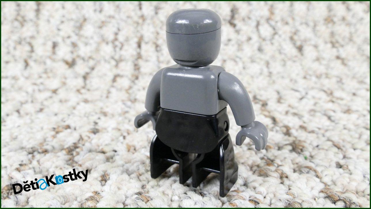Lego® Duplo® Rytíř Černo/Šedý - Starší Typ