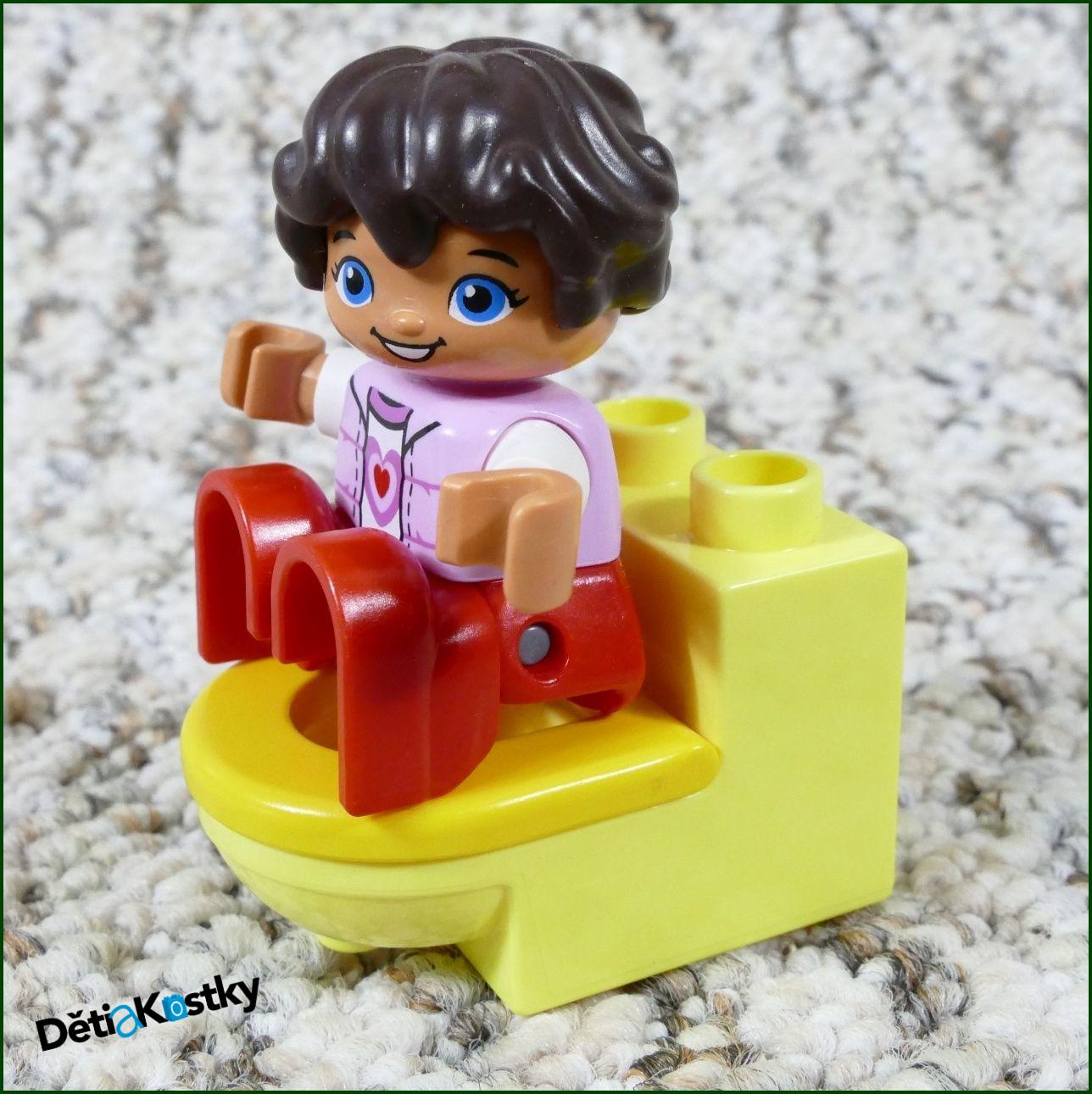 Lego® Duplo® Záchod Světle Žlutý (Žluté Prkénko)