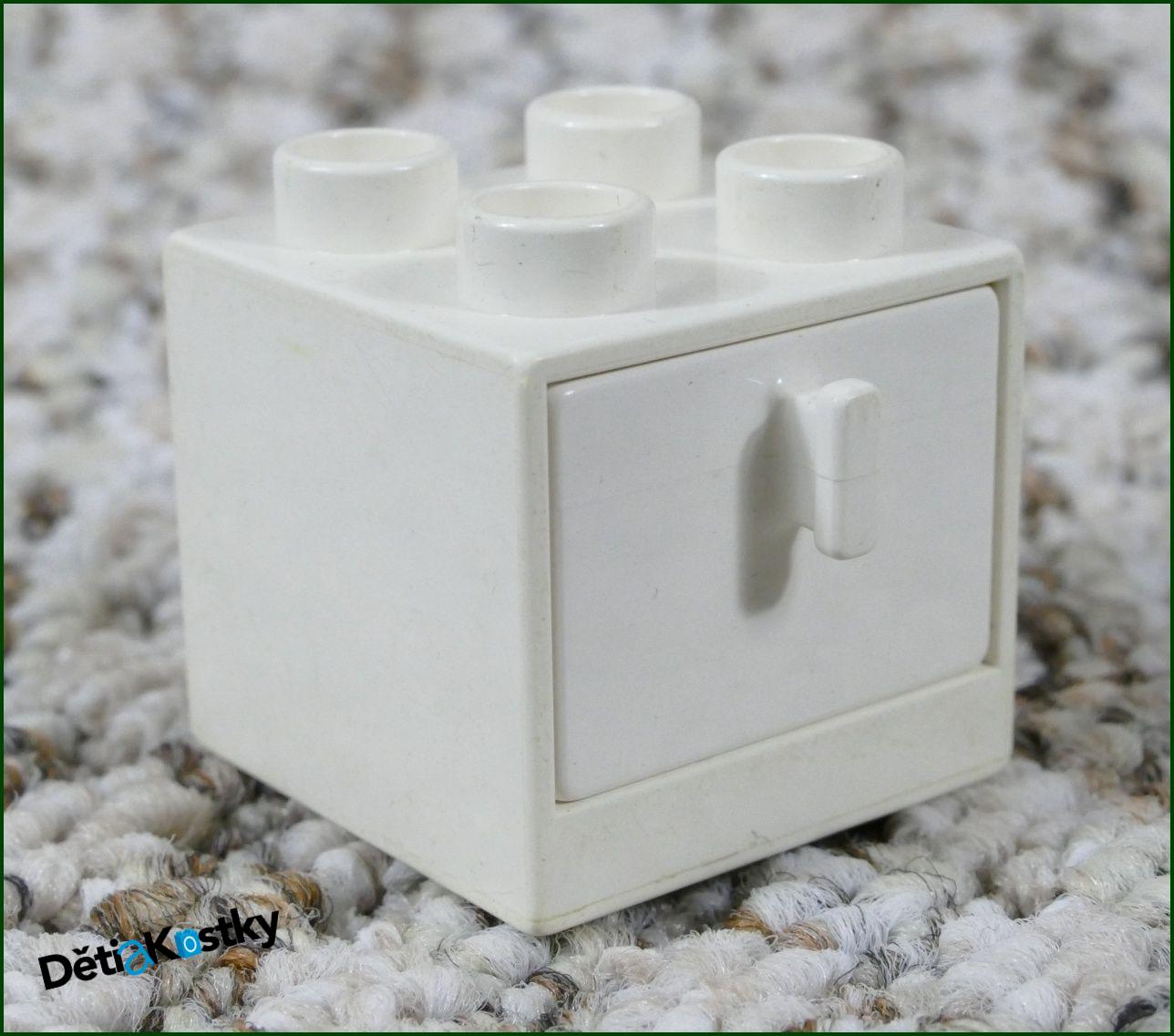 Lego® Duplo® Skříňka Malá Bílá/Bílý Šuplík