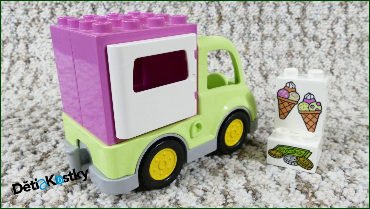 Lego® Duplo® Dodávka - Zmrzlina/Růžové Kostky