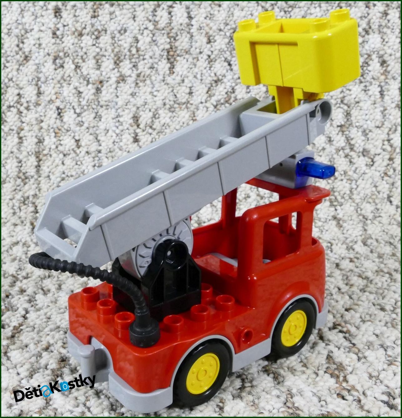 Lego® Duplo® Hasičské Auto s Žebříkem a Majáčkem