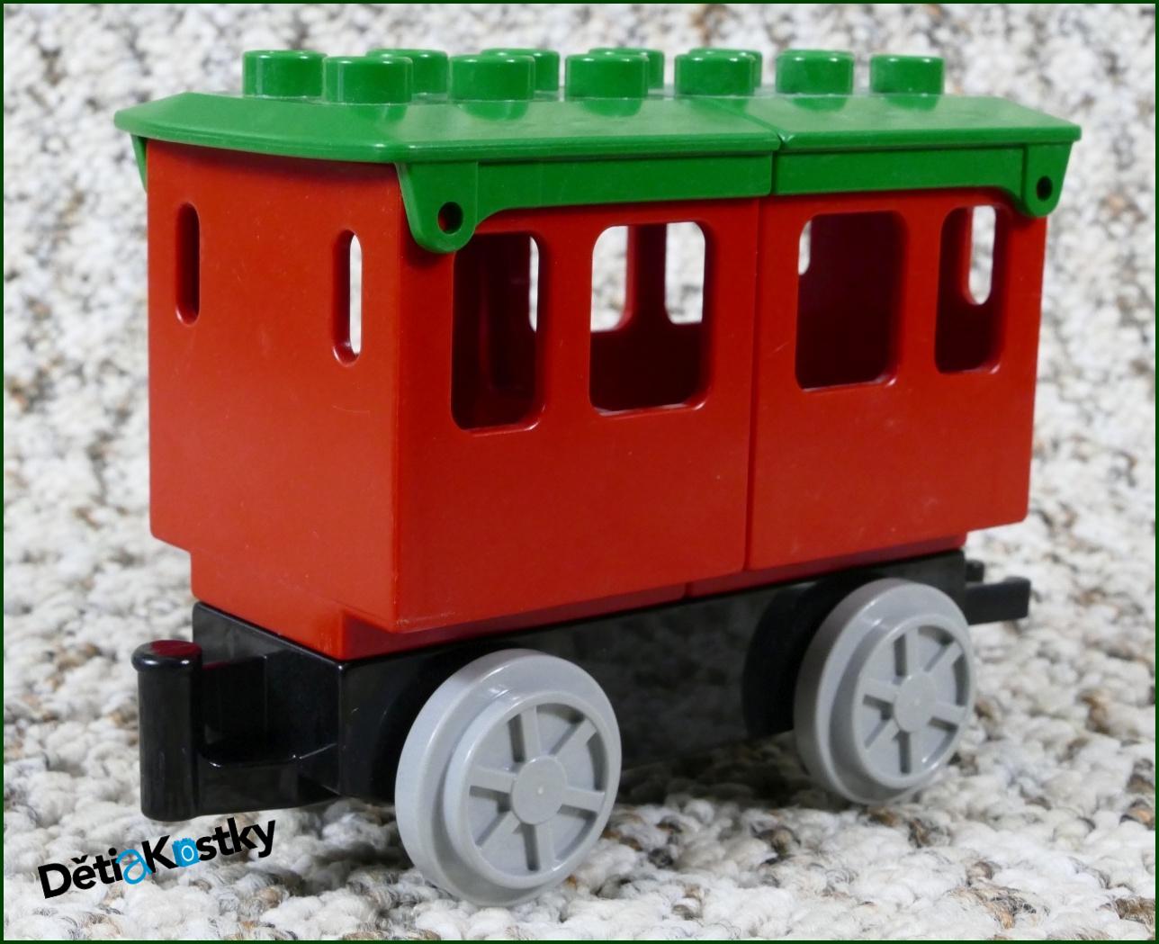 Lego® Duplo® Vagon Pro Cestující Malý - Černý Podvozek