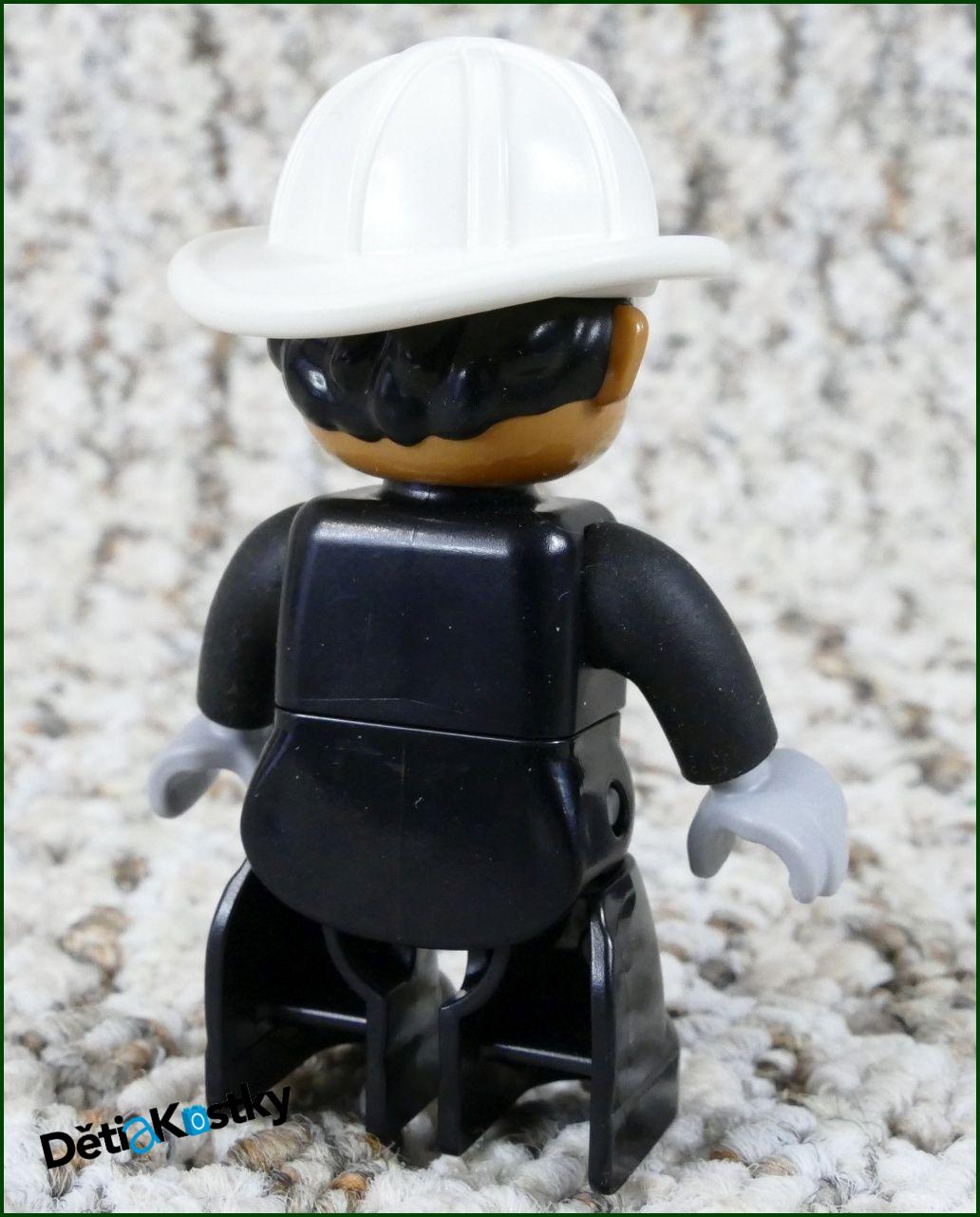 Lego® Duplo® Figurka Hasič s Přilbou - Šedé Ruce