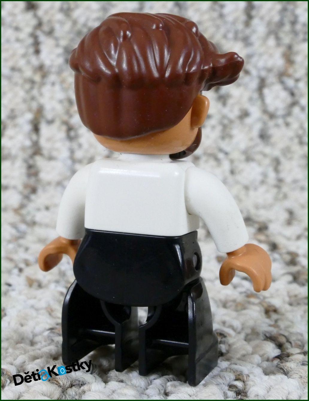 Lego® Duplo® Figurka Pán s Hnědými Vlasy a Černými Kalhotami