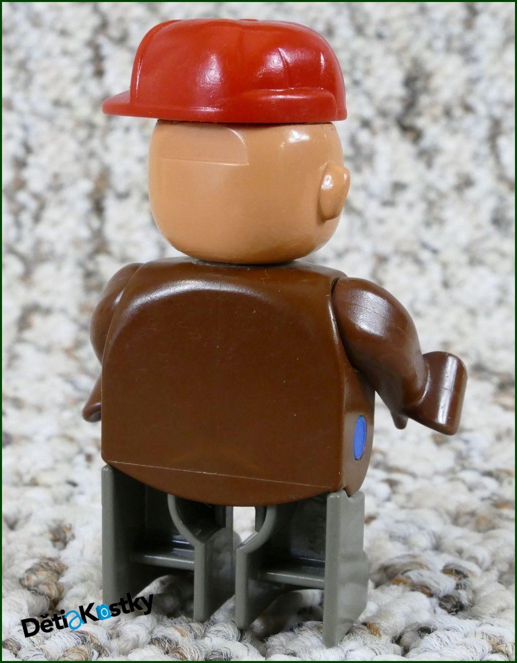 Lego® Duplo® Figurka Servisák/Pilot Hnědý