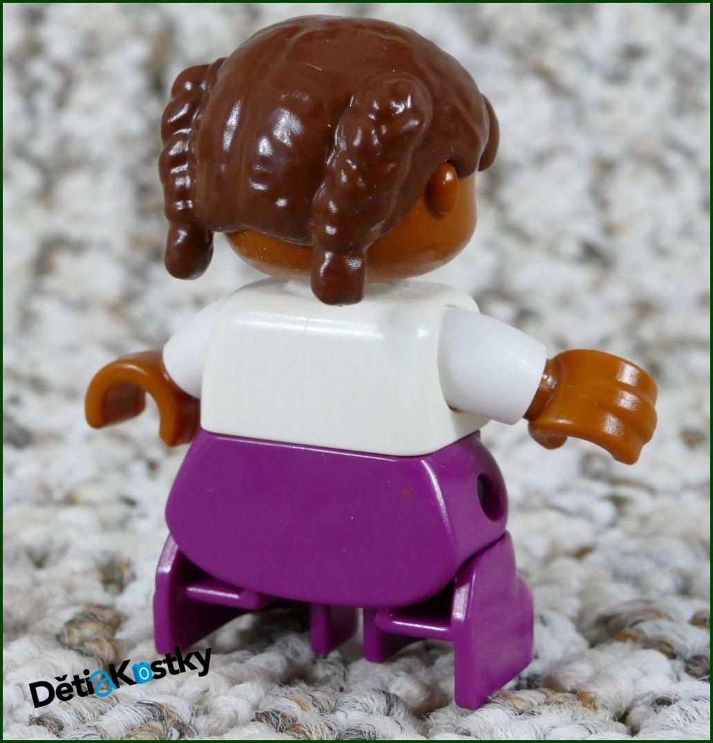 Lego® Duplo® Figurka Dítě v Bílé Košilce s Kytičkami