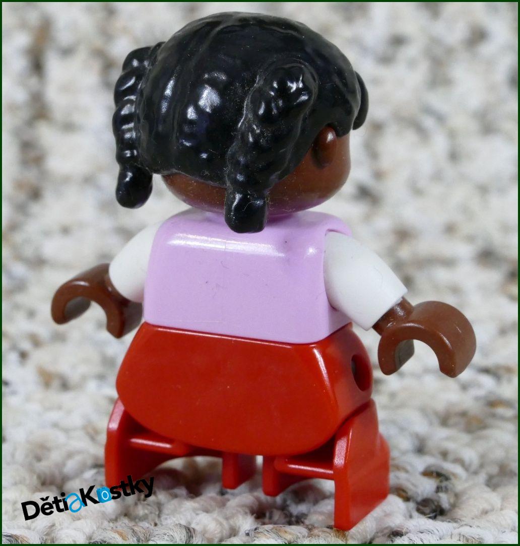 Lego® Duplo® Figurka Dítě Černoška v Červeném