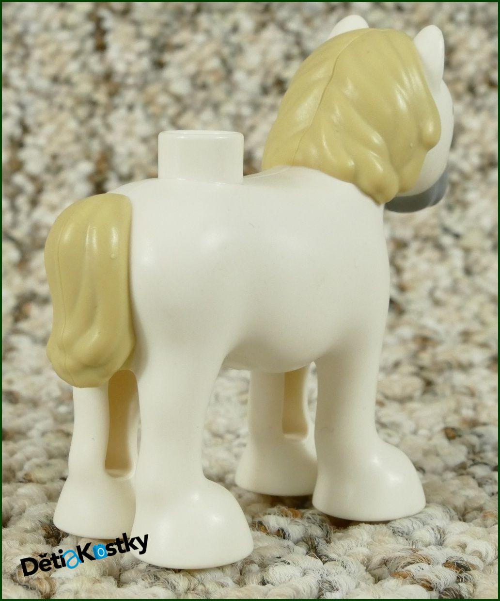 Lego® Duplo® Poník Bílý - Béžová Hříva
