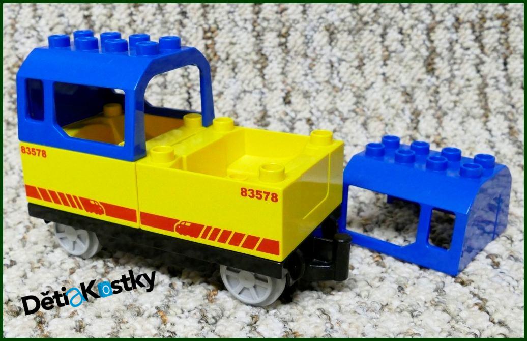 Lego® Duplo® Vagon pro Cestující - Žlutá/Modrá
