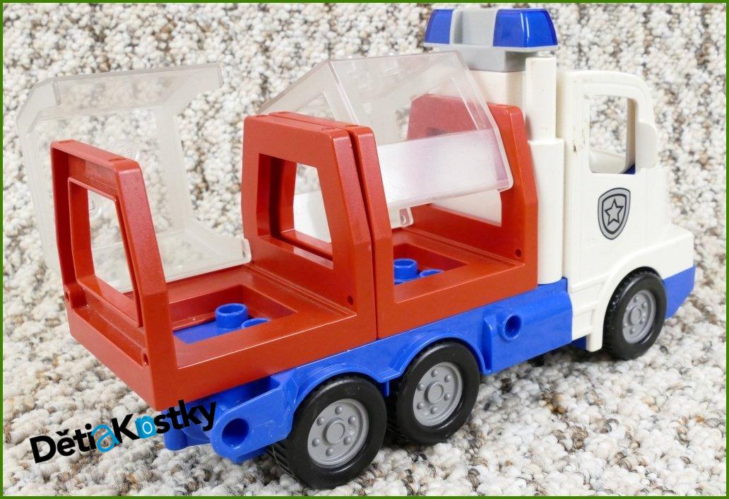 Lego® Duplo® Policejní Anton - Obyčejný Majáček, Prosklené Kontejnery