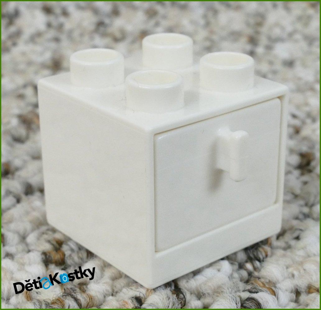 Lego® Duplo® Skříňka Malá Bílá/Bílý Šuplík