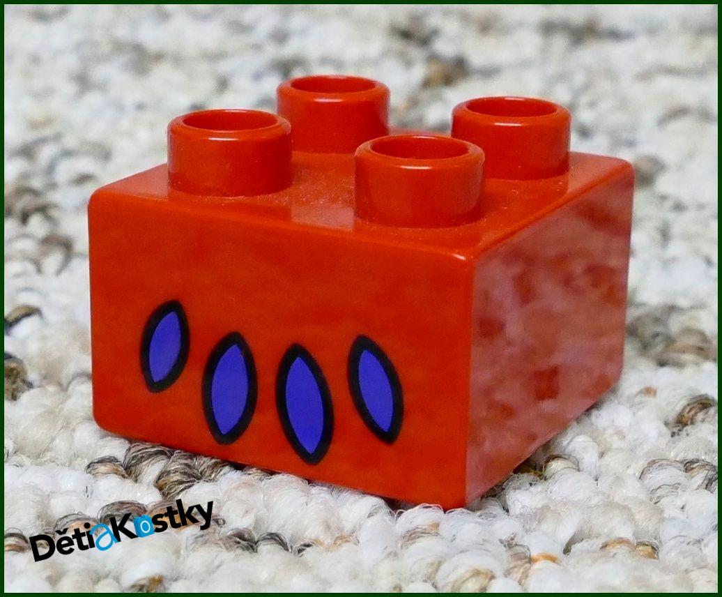 Lego® Duplo® Kostka Červená 2x2 Tlapa