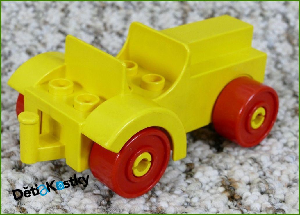 Lego® Duplo® Traktor Malý Žlutý - Starší Typ