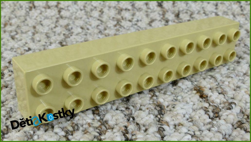 Lego® Duplo® Kostka 2x10 Světle Béžová