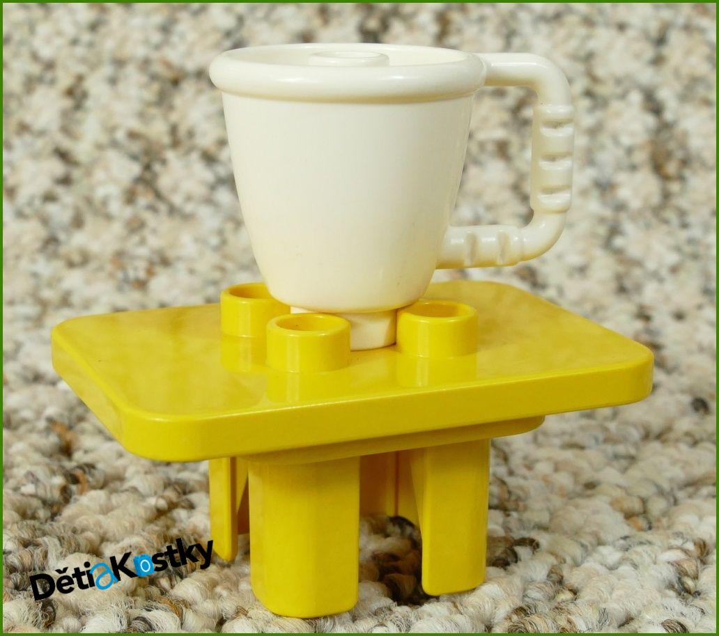 Duplo Konvice Vysoká Zaoblená Bílá