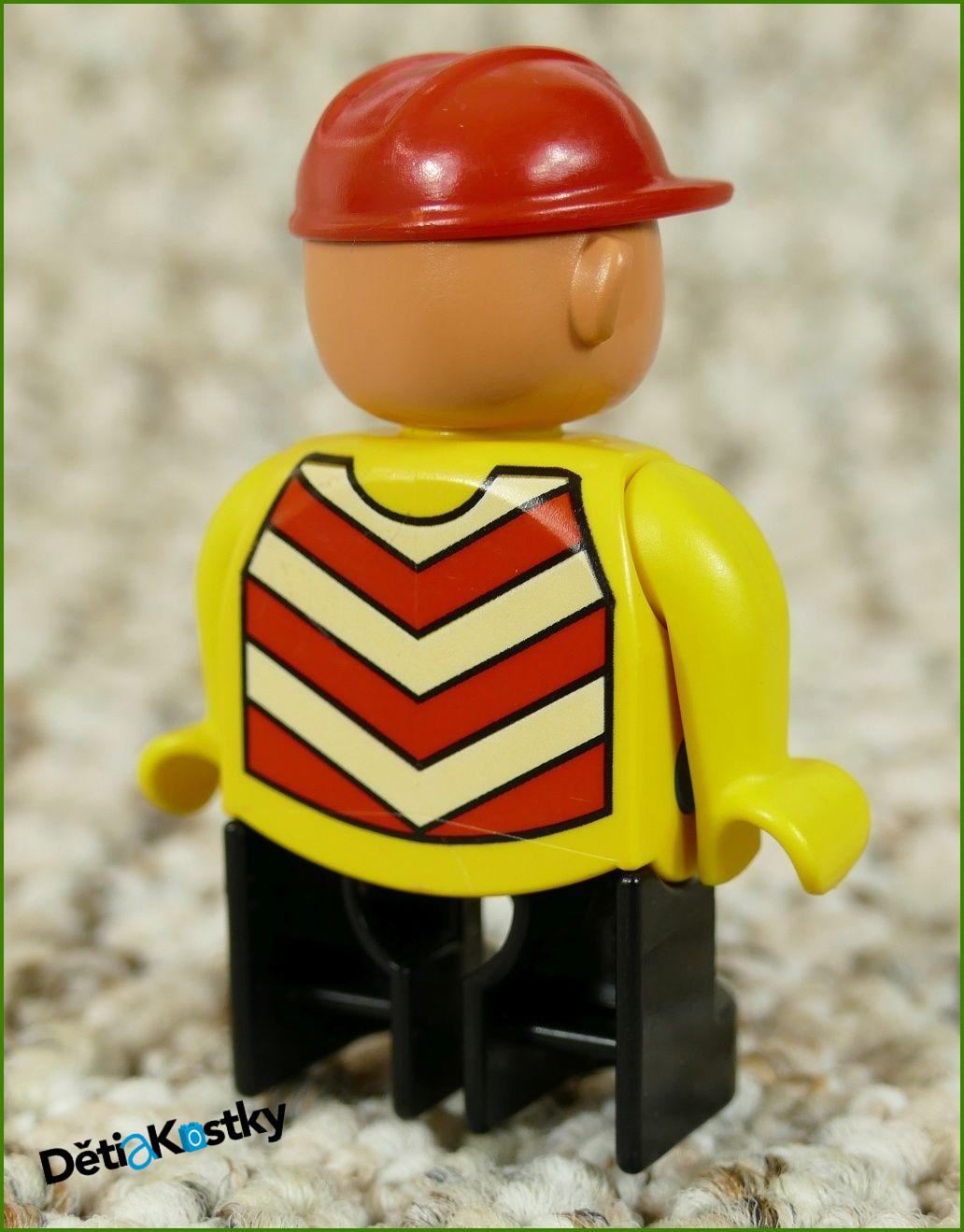 Lego® Duplo® Figurka Dělník Starší Typ - Červená Přilba