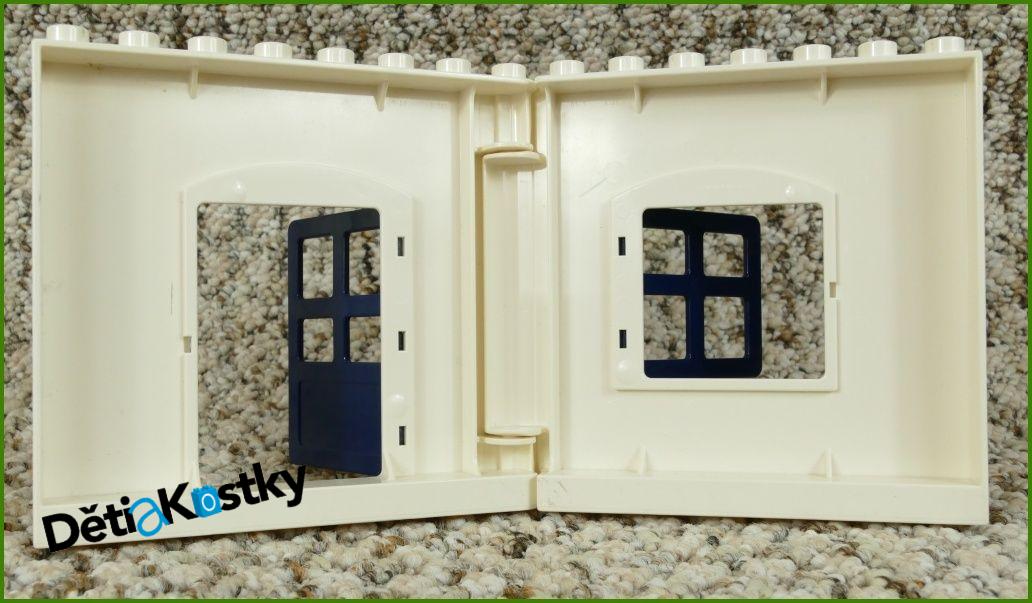 Lego® Duplo® Stěna Policejní Stanice Bílá - Modré Dveře a Okno