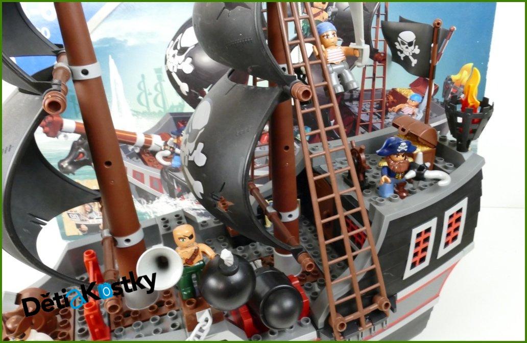 Lego® Duplo® 7880 - Pirátská Loď s Krabicí a Návodem