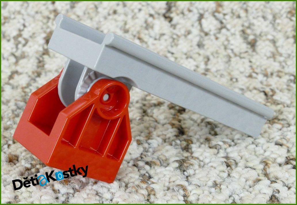 Lego® Duplo® Žebřík Šedý s Červeným Podstavcem Novější Typ