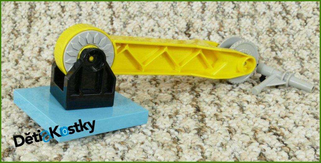 Lego® Duplo® Naviják Žlutý s Otočným Tyrkysovým Podstavcem