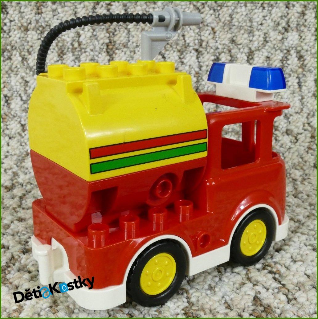Lego® Duplo® Hasičské Auto s Cisternou a Hadicí