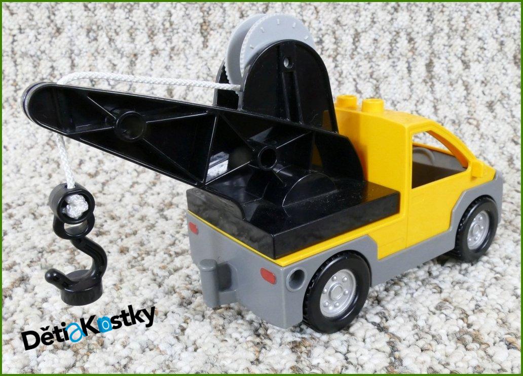Lego® Duplo® Servisní Pickup Žlutý s Velkým Černým Navijákem